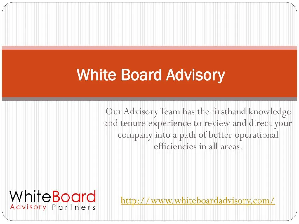 white board advisory