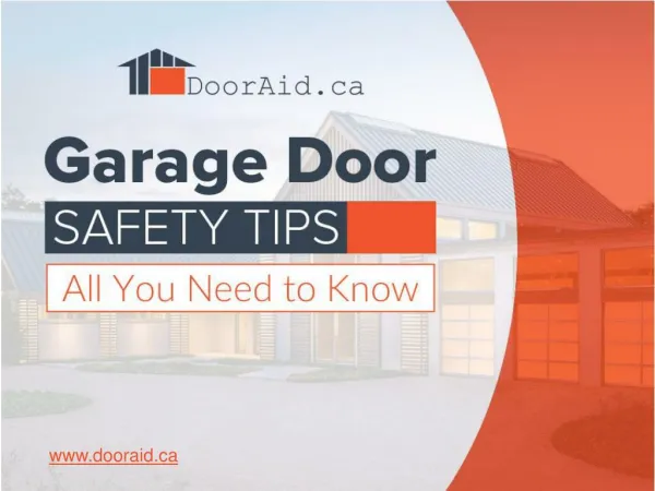 Safety Checklist - Garage Doors in Vancouver BC