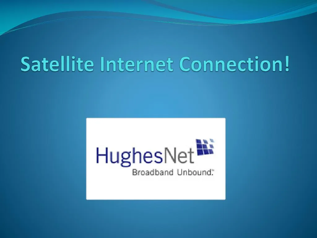 satellite internet connection