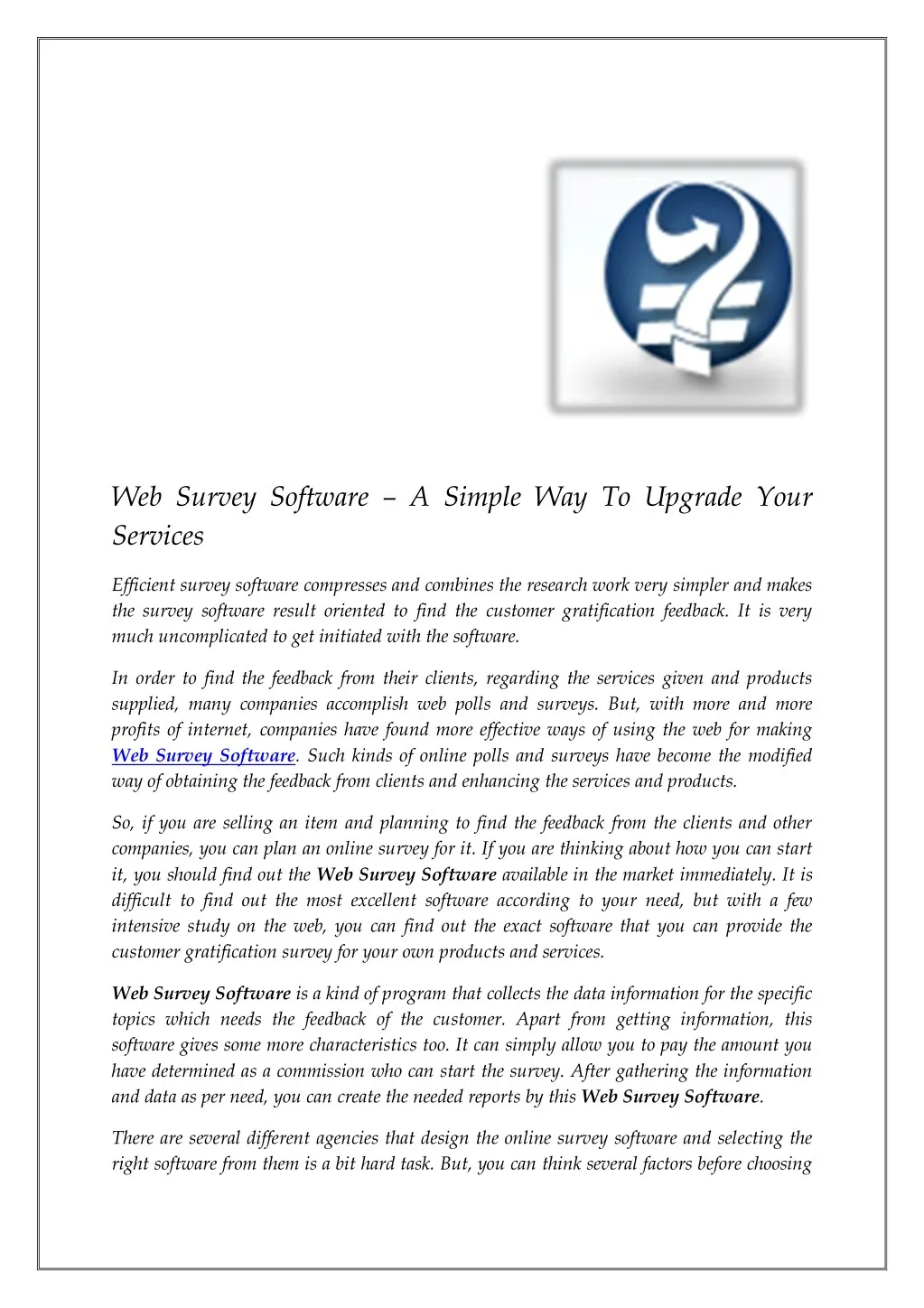 web survey software a simple way to upgrade your
