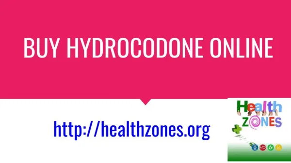 Buy Cheap Hydrocodone Online - Healthzones.org