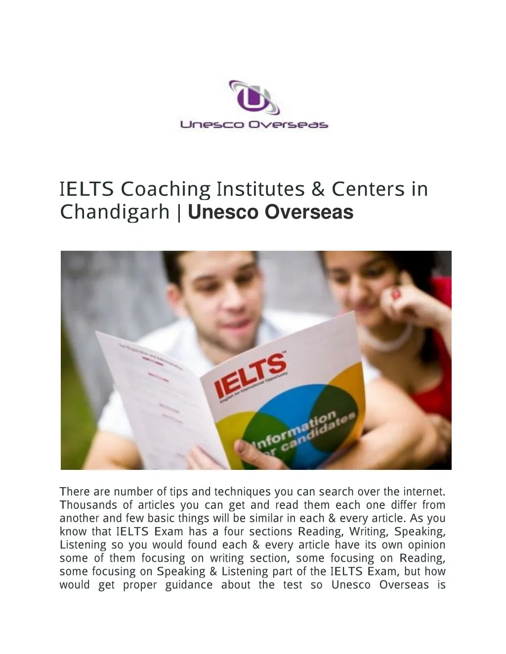 ielts coaching institutes centers in chandigarh