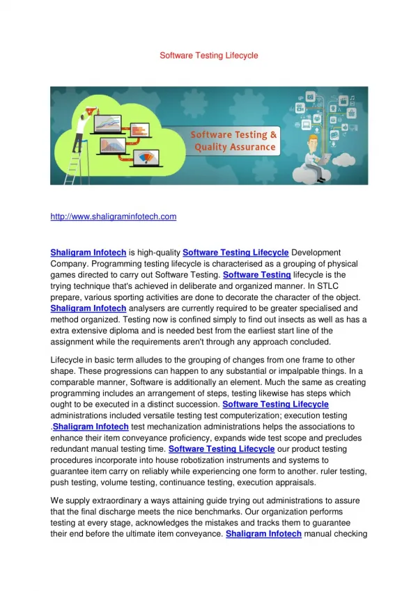 Software Testing | Software Testing Lifecycle | Software Quality Assurance