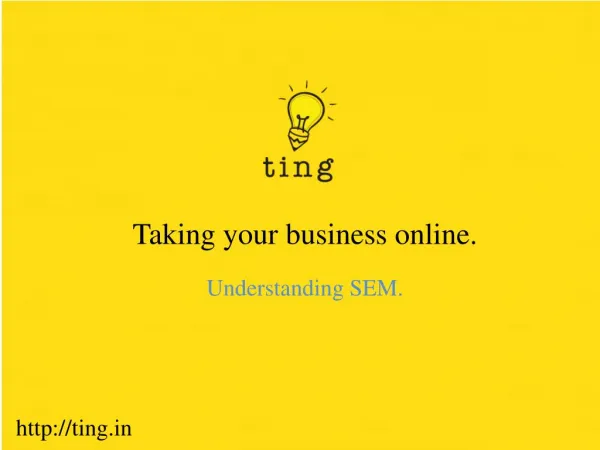 Best SEM solutions Online At Ting