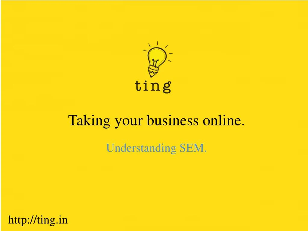 taking your business online