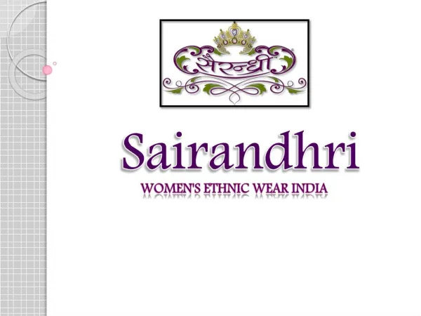 Indian Designer Lehenga Sarees Online | Sairandhri