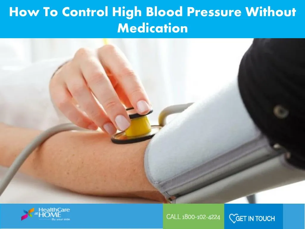 how to control high blood pressure without