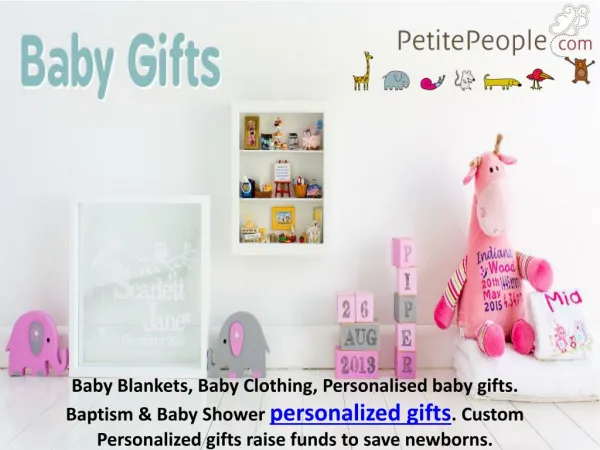PERSONALIZED BABY GIFTS