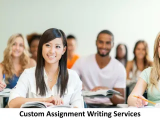 Custom Assignment Writing Service - slide 1