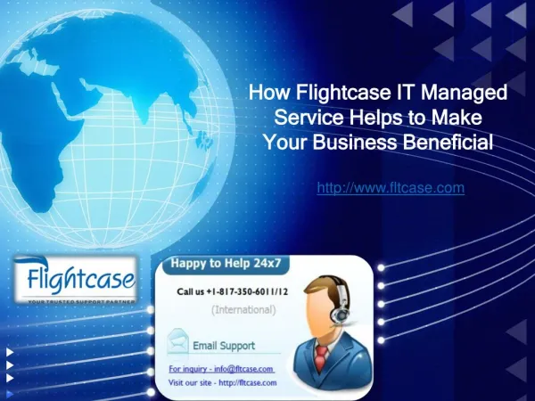 How Flightcase IT Managed Service Makes Your Business Gainful