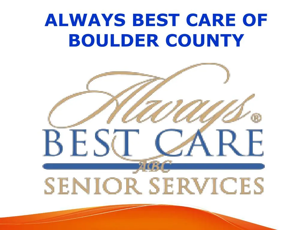 always best care of boulder county