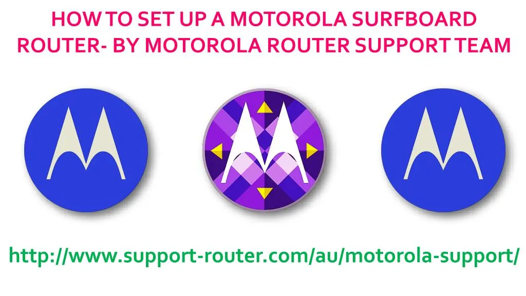 how to set up a motorola surfboard router