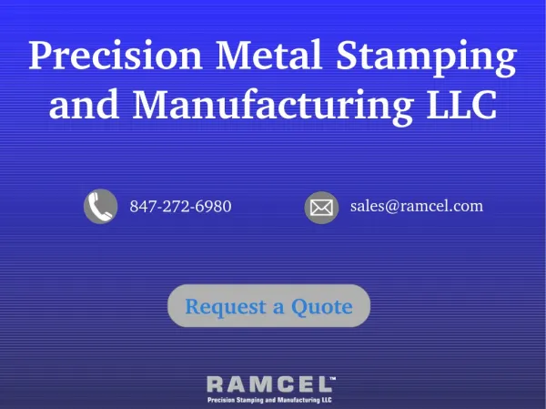 Ramcel Precision Metal Stamping