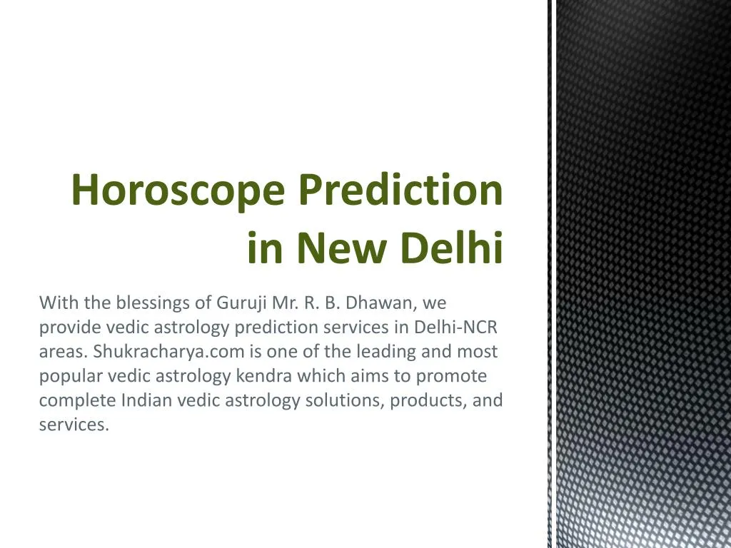 horoscope prediction in new delhi