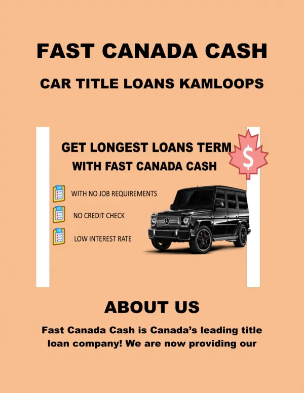 car title loans Kamloops