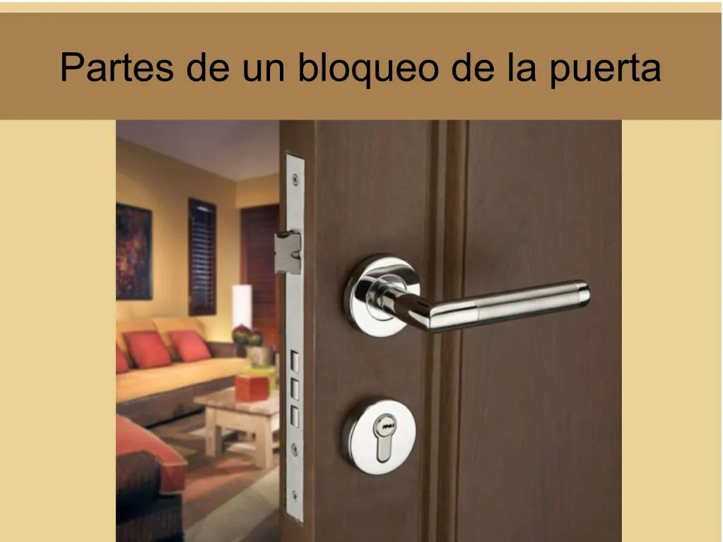 partes de un bloqueo de la puerta