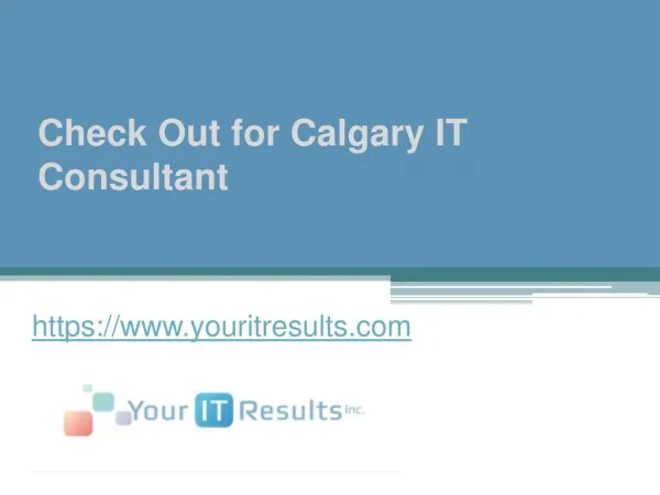 check out for calgary it consultant