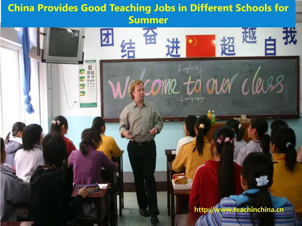 china provides good teaching jobs in different