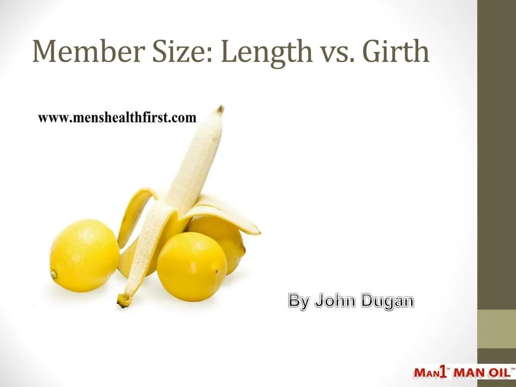 member size length vs girth