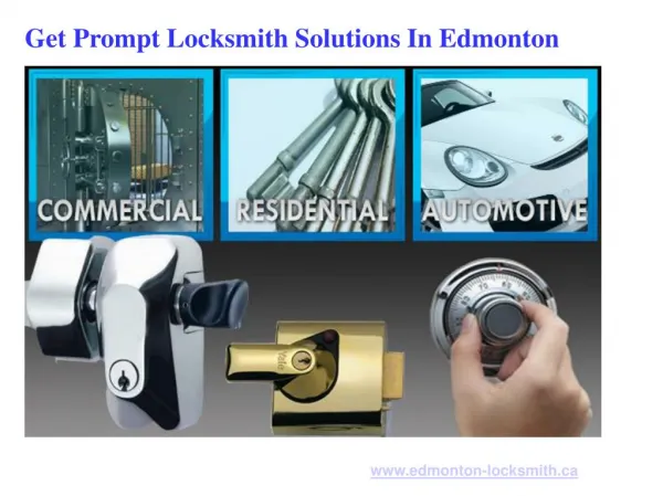 Car Locksmith Services In Edmonton