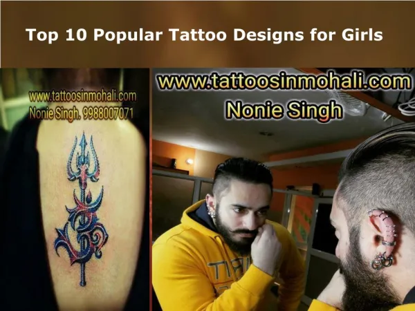 Top 10 Popular Tattoo Designs for Girls