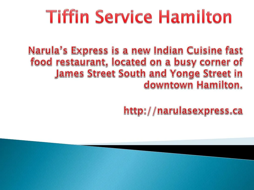 tiffin service hamilton