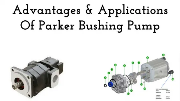 Advantages & Applications Of Parker Bushing Pump