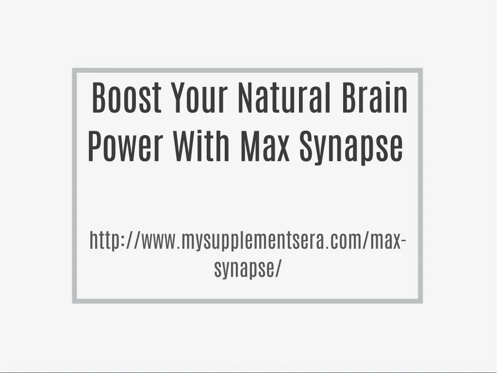 boost your natural brain boost your natural brain