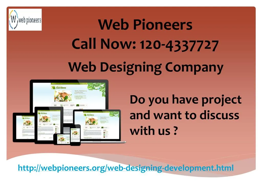 web pioneers call now 120 4337727