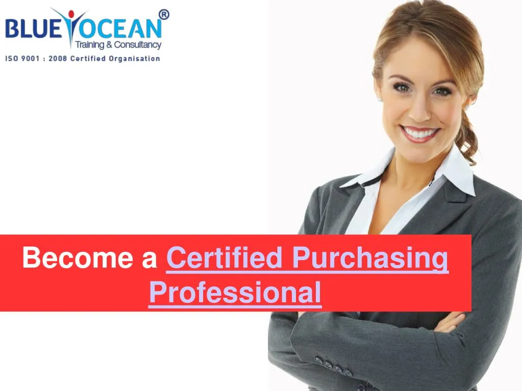 become a certified purchasing professional