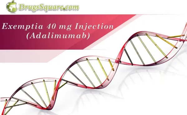 Order Adalimumab 40 mg Exemptia Injection Online at lowest price from drugssquare.com