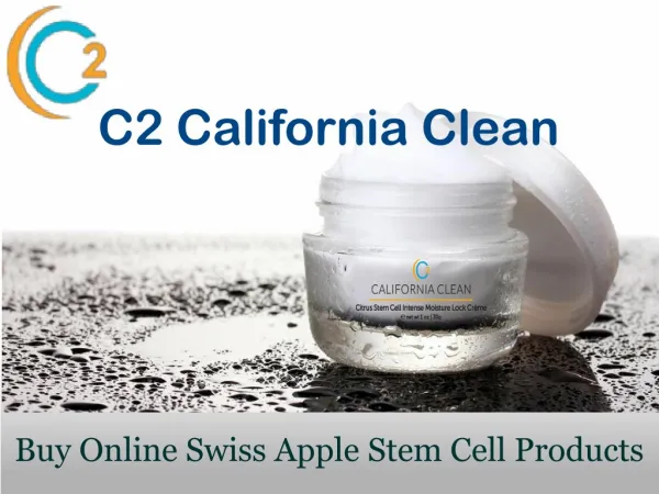 Buy Online Swiss Apple Stem Cell Products