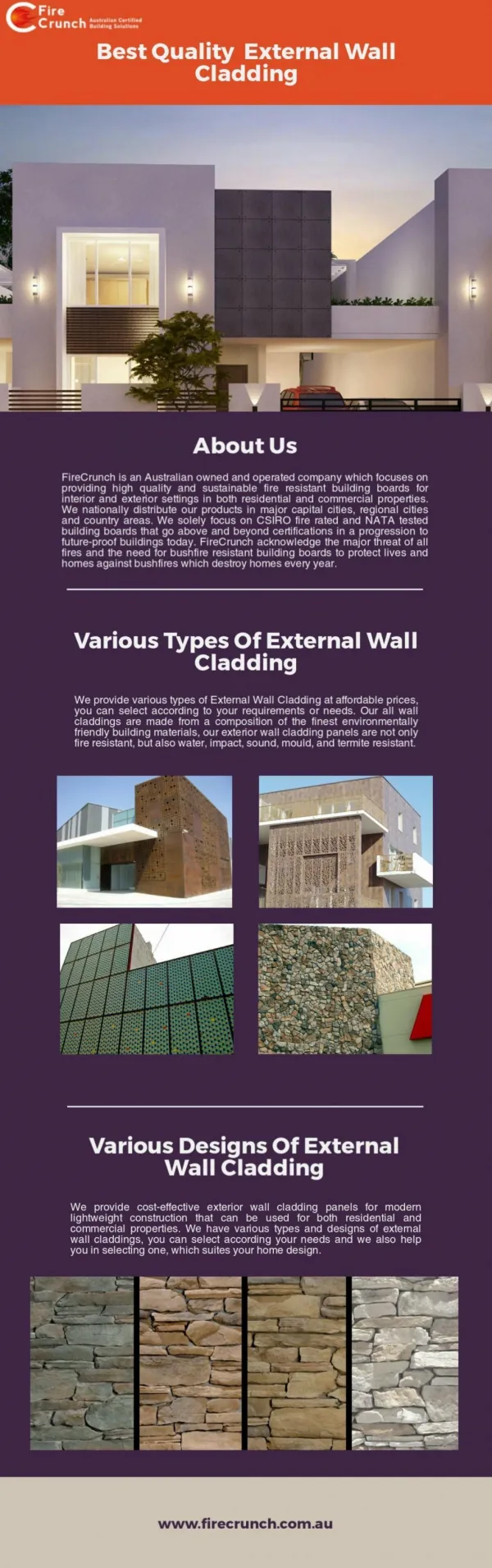 Searching For Best Quality External Wall Cladding?