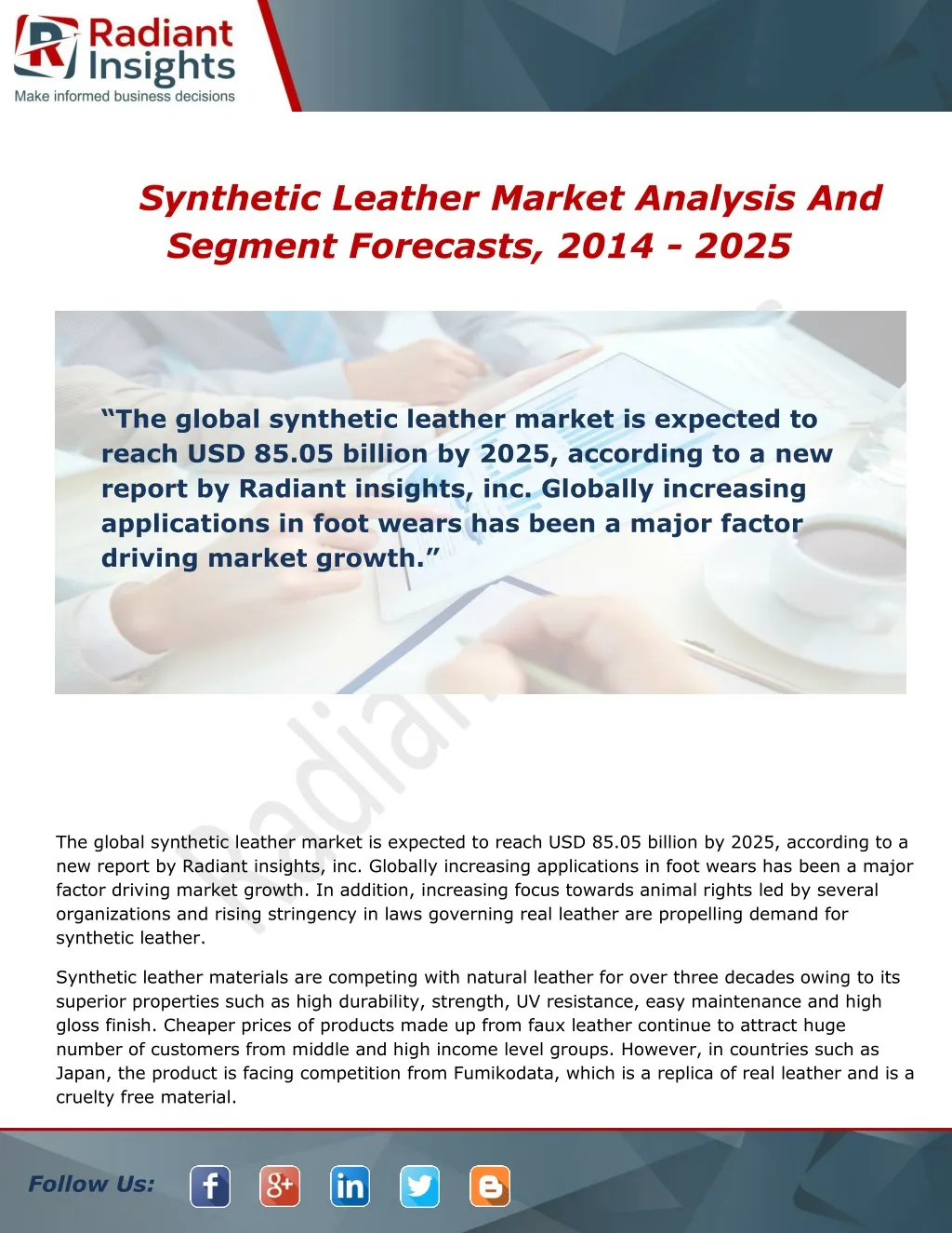 synthetic leather market analysis and segment