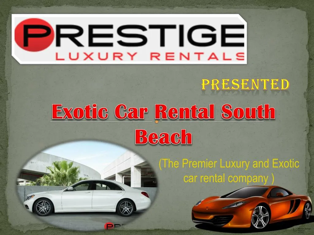 exotic car rental south beach