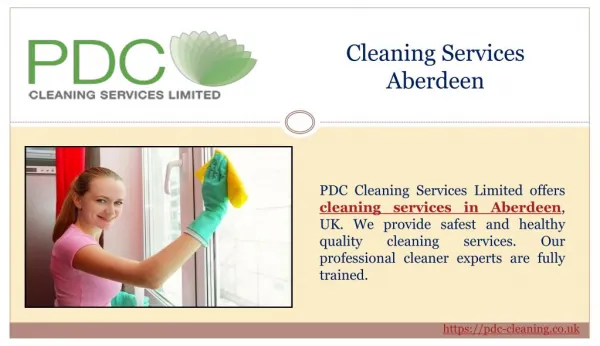 Green and Eco-friendly Cleaning Services Aberdeen