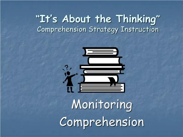 Monitoring Comprehension