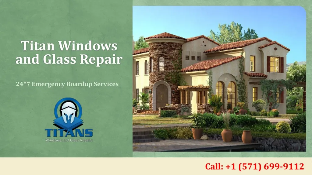 titan windows and glass repair