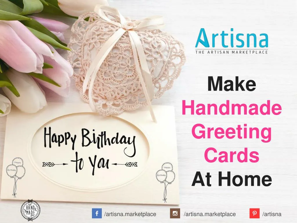 make handmade greeting cards at home