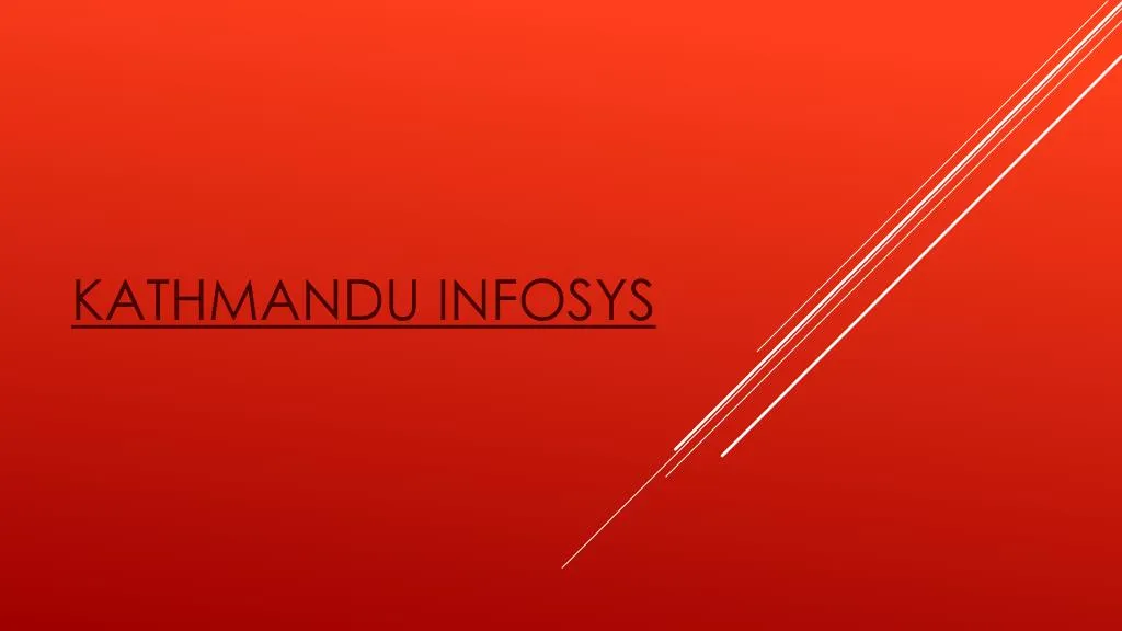 kathmandu infosys