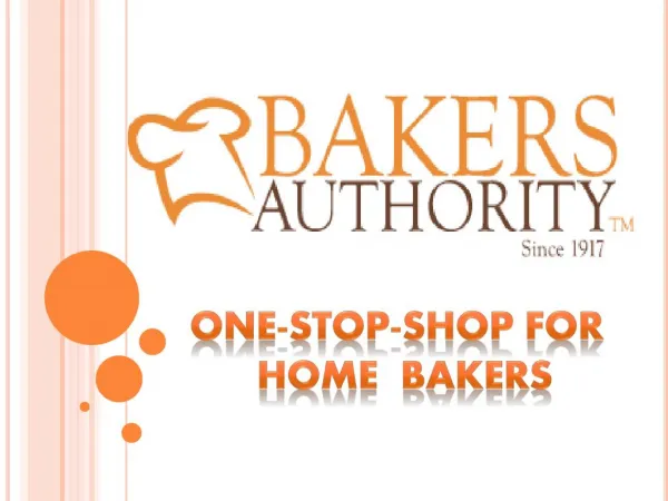 One-Stop-Shop For Home Bakers