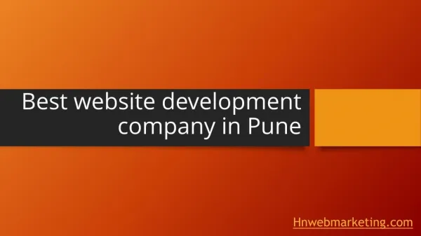 Best website development company in Pune? | Hnwebmarketing