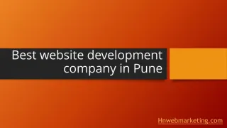 Best website development company in Pune​ | Hnwebmarketing - slide 1