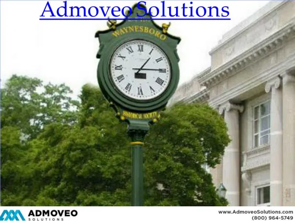 Admoveo solutions best qualty of wi fi clocks