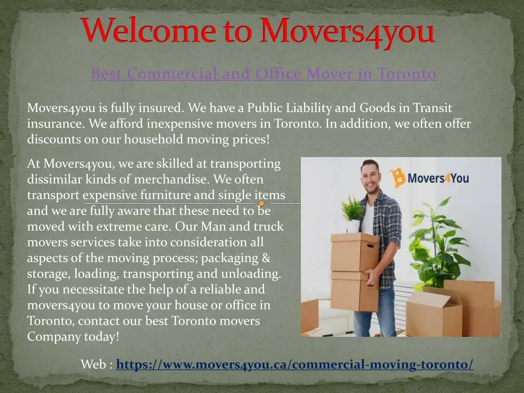 welcome to movers4you