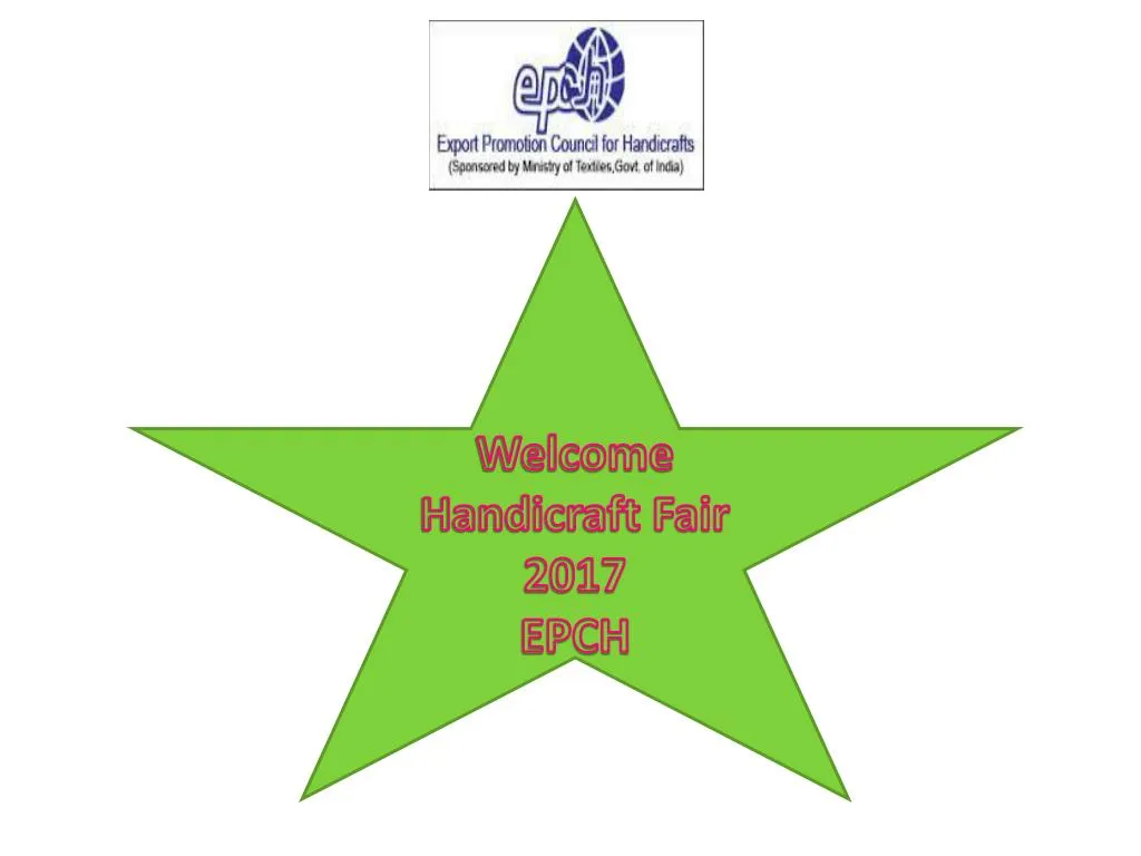 welcome handicraft fair 2017 epch
