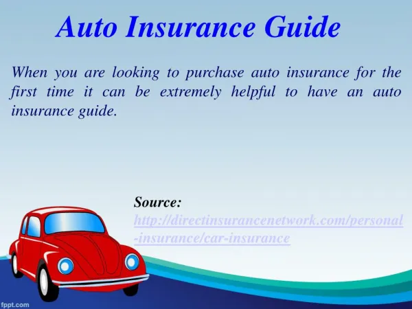 Auto Insurance Guide