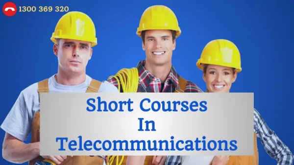 Telecommunications Short Courses - Telecommunications Courses
