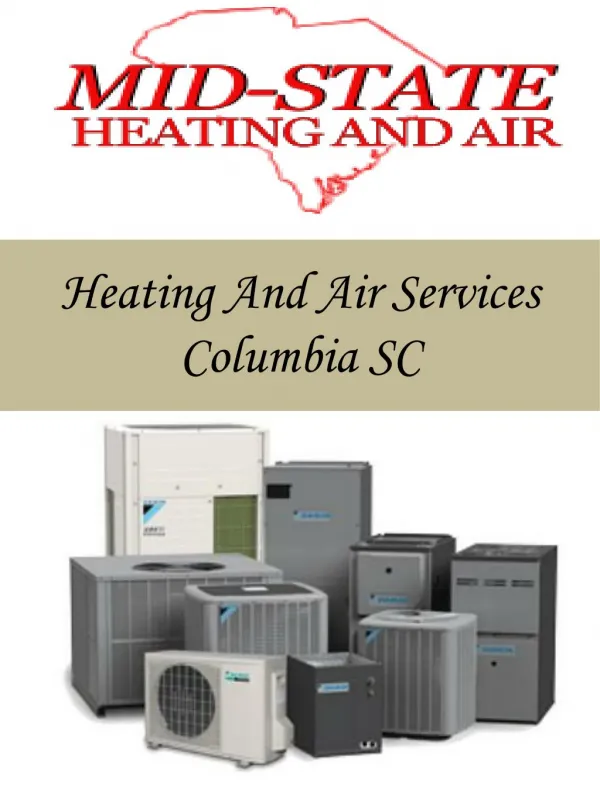 Heating And Air Services Columbia SC