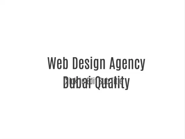 Yasir Jamal - Web Designer Dubai